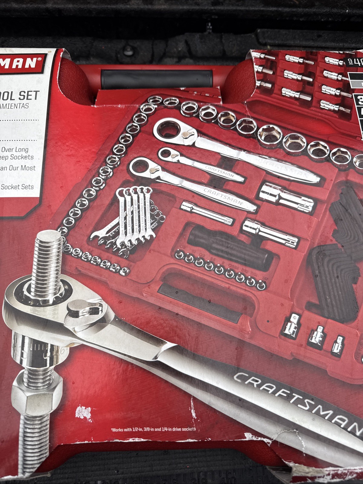 Sexy Sears Craftsman Nos 131pc Super Max Axess Pass Thru Socket Set Rare 40131