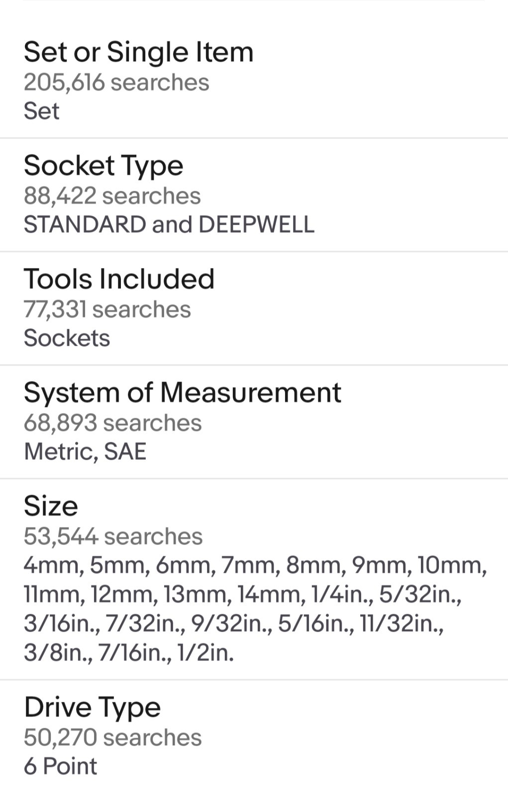 DeWalt 41 Piece SAE METRIC Standard Deepwell 6 Point Socket Set for 1/4″ Drive
