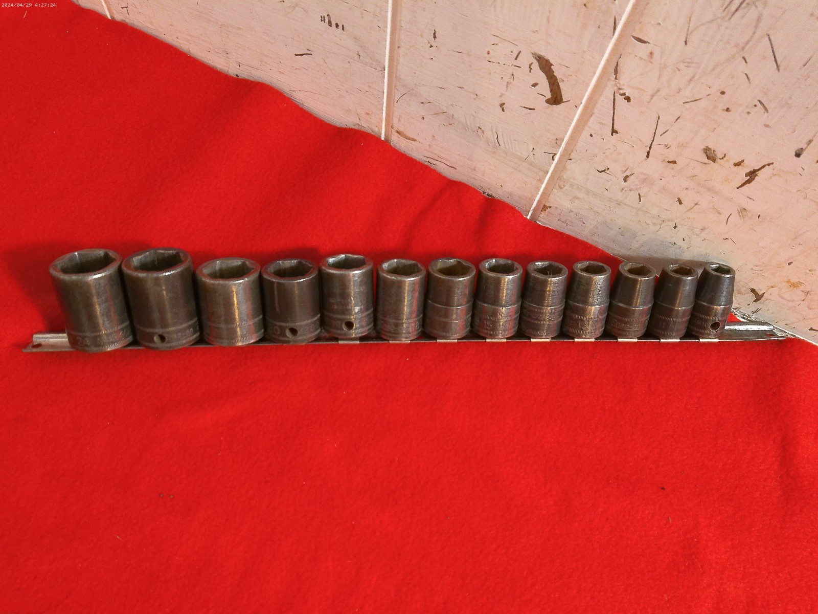 Snap-on Tools 13pc 1/2″ Drive Metric 6 pt 10-22 MM Shallow Socket Set IMM