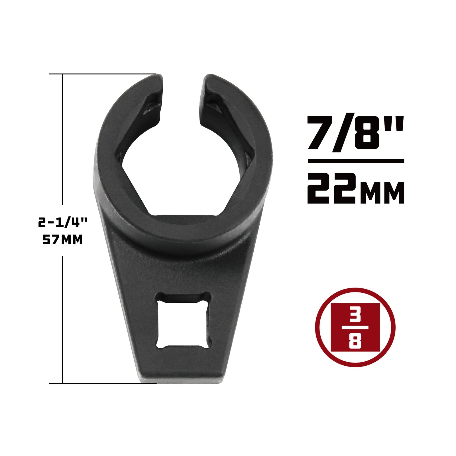 Powerbuilt 3/8 Inch Drive 7/8 Inch 22 Milimeter Oxygen 02 Sensor Socket – 648691