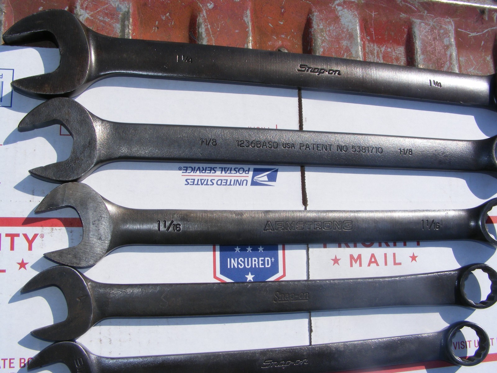 black oxide wrench set sae mostly snap on