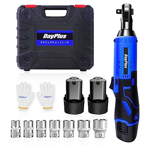 DayPlus Electric Ratchet Cordless 40Nm 1.5Ah 2 Batteries WZ-JLBS-B TI