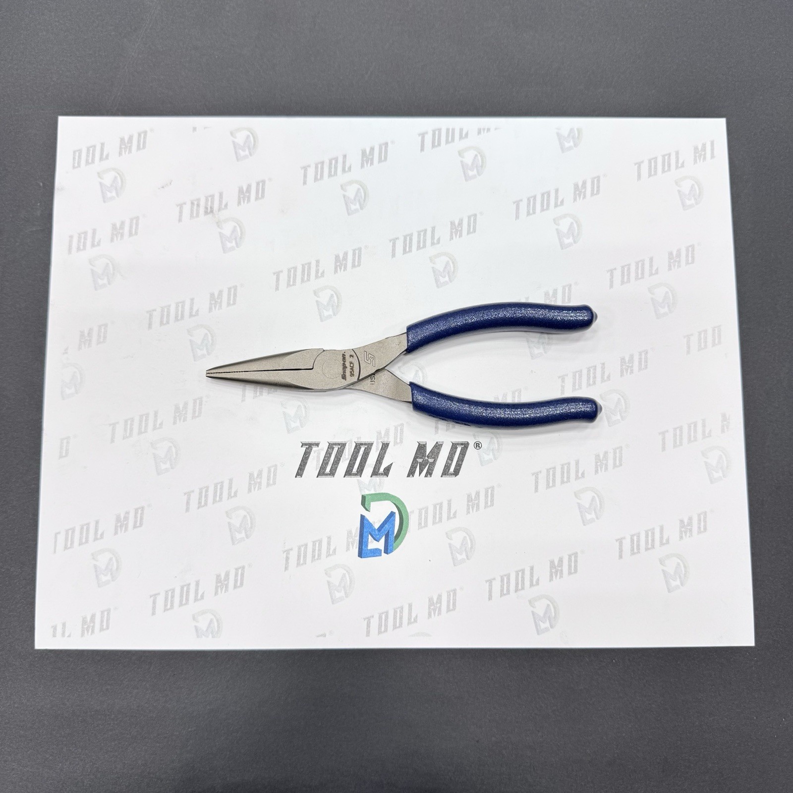 Snap-on Tools USA NEW POWER BLUE 6″ Talon Grip Needle Nose Pliers 95ACFMB