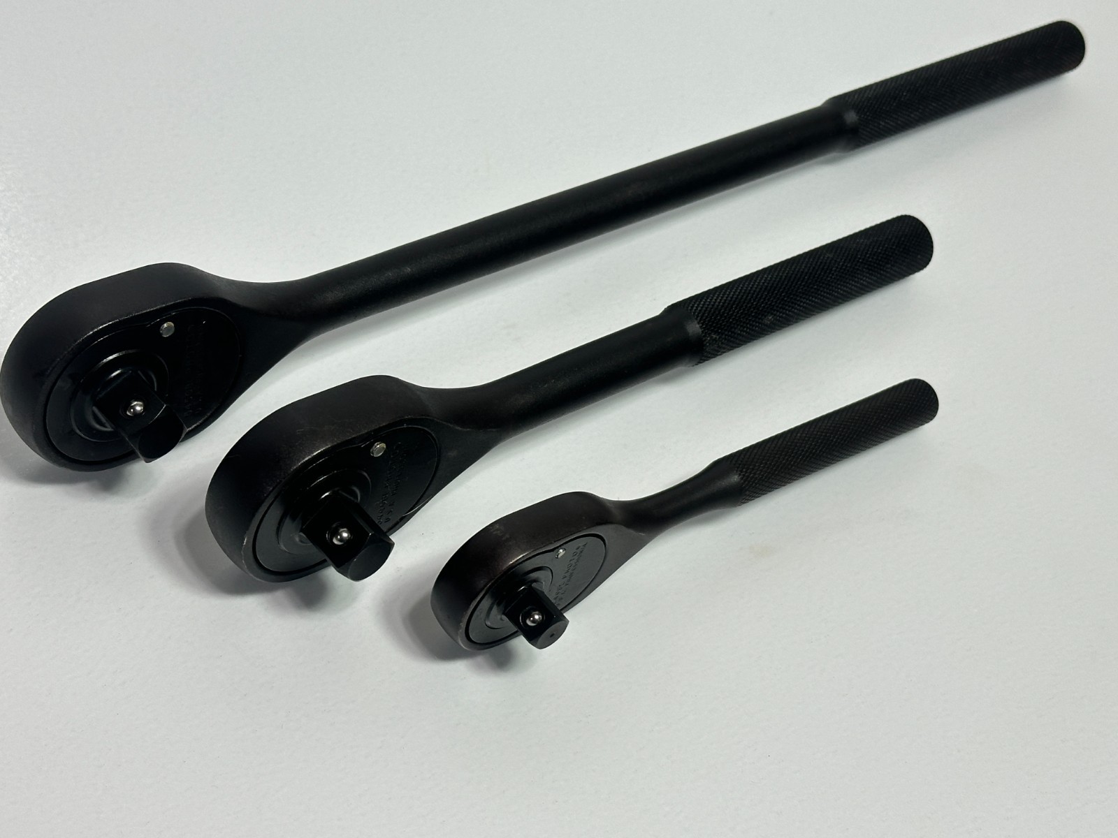 NEW Proto Tools USA 3pc Black Industrial Finish Ratchet Set, 3/8″ & 1/2″ Drive