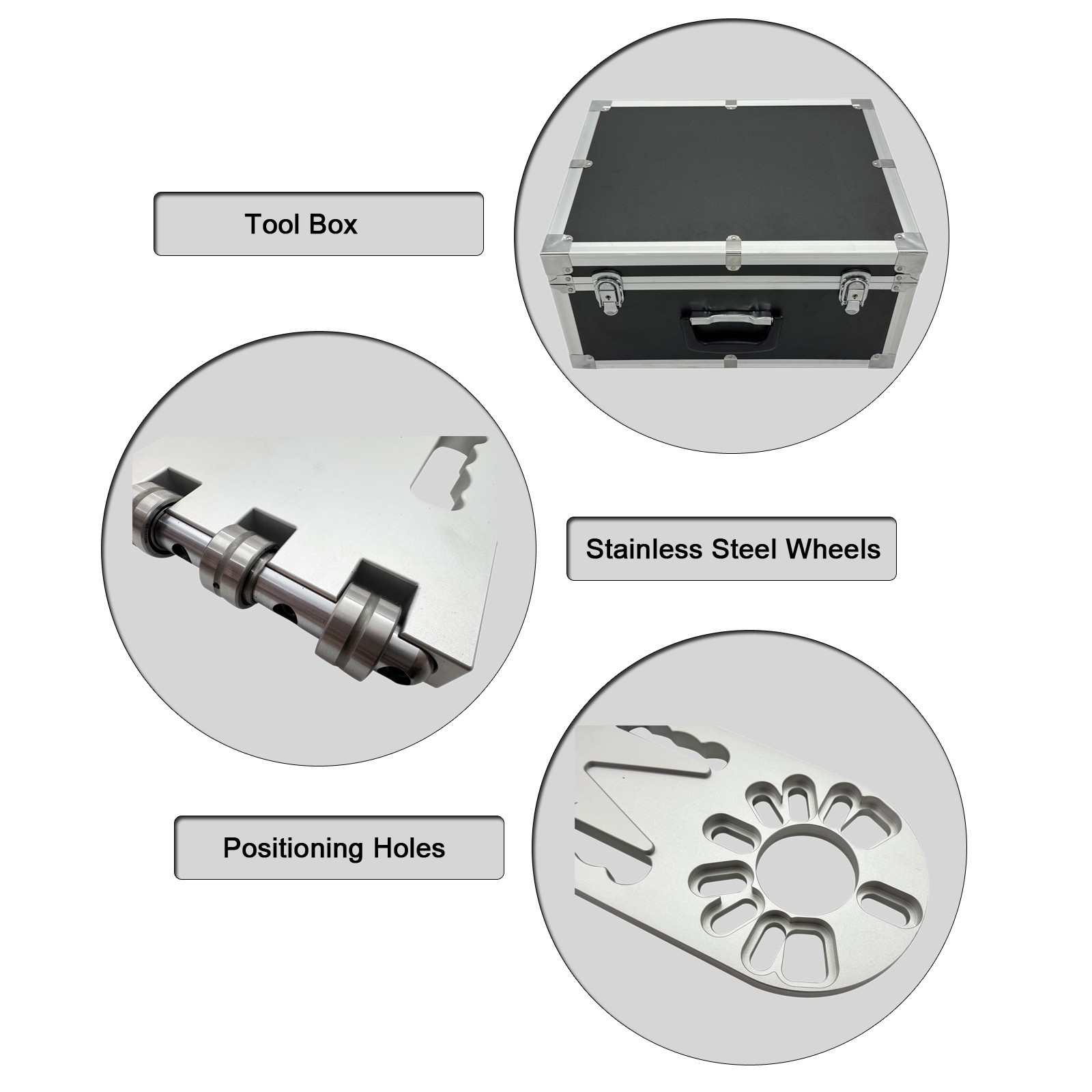 4Pcs Automobile Chassis Bushing Reset/stress Release Tool 4-5-6 Hole Universal