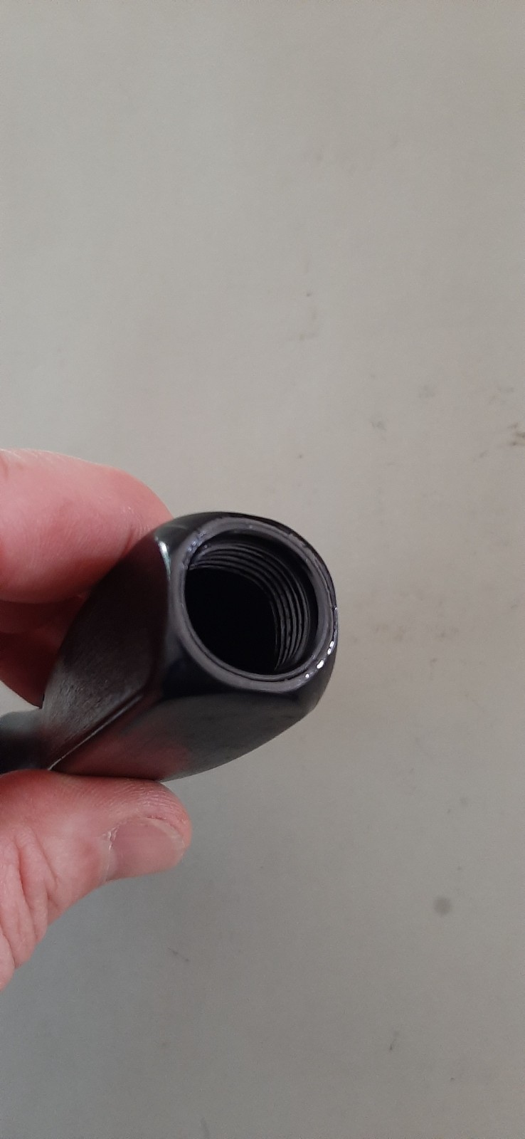 Snap-on SSDM1A Magnetic Hex Bit Holder Spinner Black Hard Handle Stubby READ!!