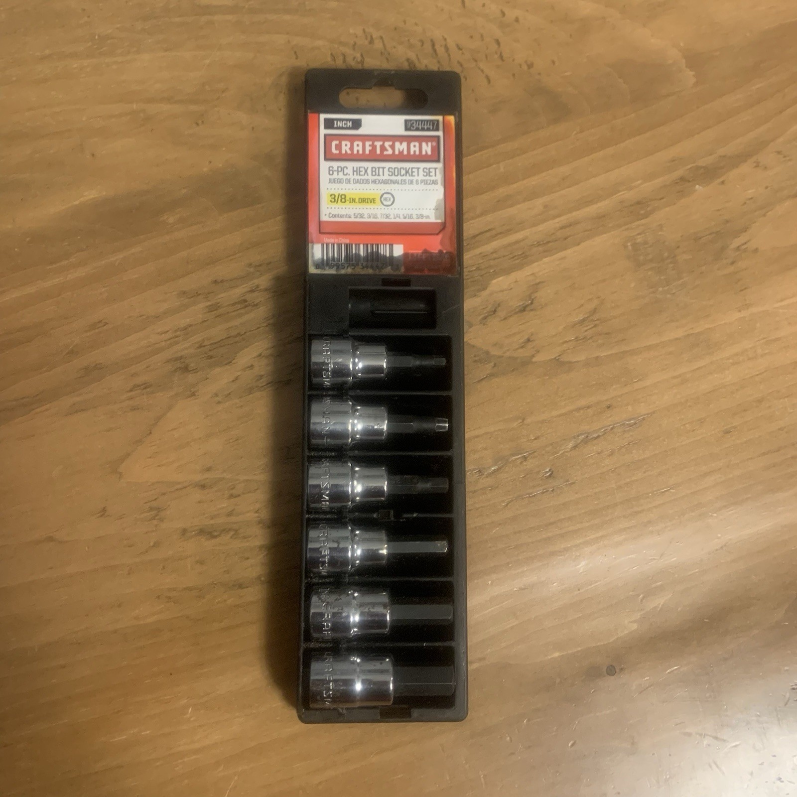 Craftsman Hex Bit 6 Piece Socket Set 34447