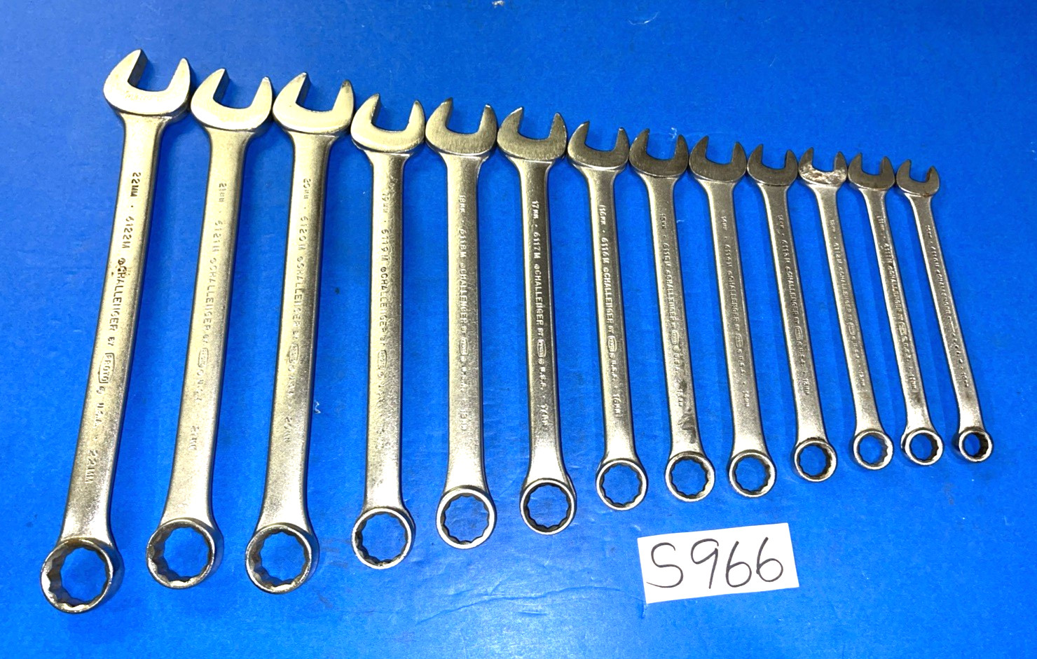 CHALLENGER BY PROTO TOOLS 13 PIECE METRIC COMBINATION WRENCH SET 12 POINT