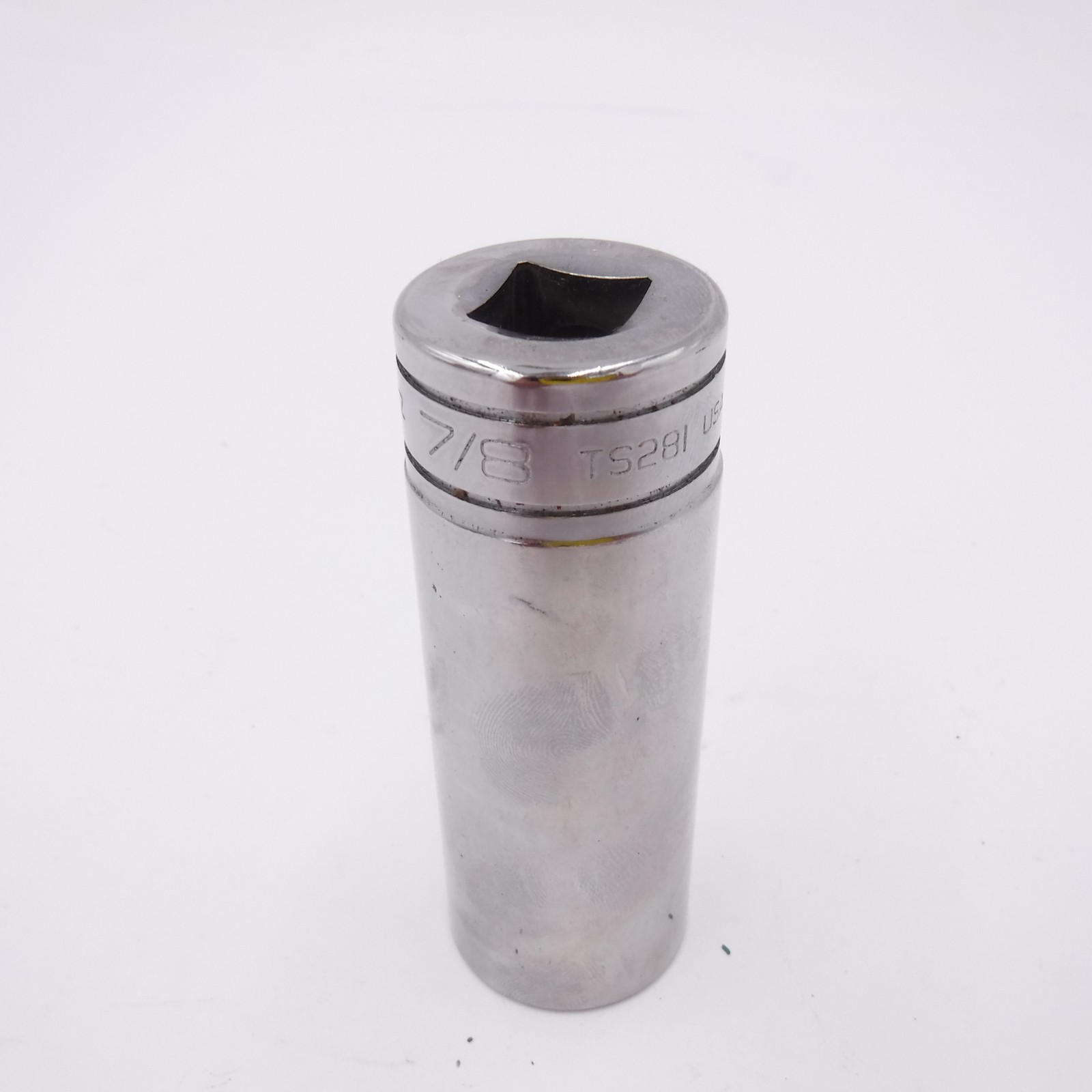 Genuine Snap-On 6 Point 7/8″ Flank Drive Deep Socket 1/2″ Drive Chrome