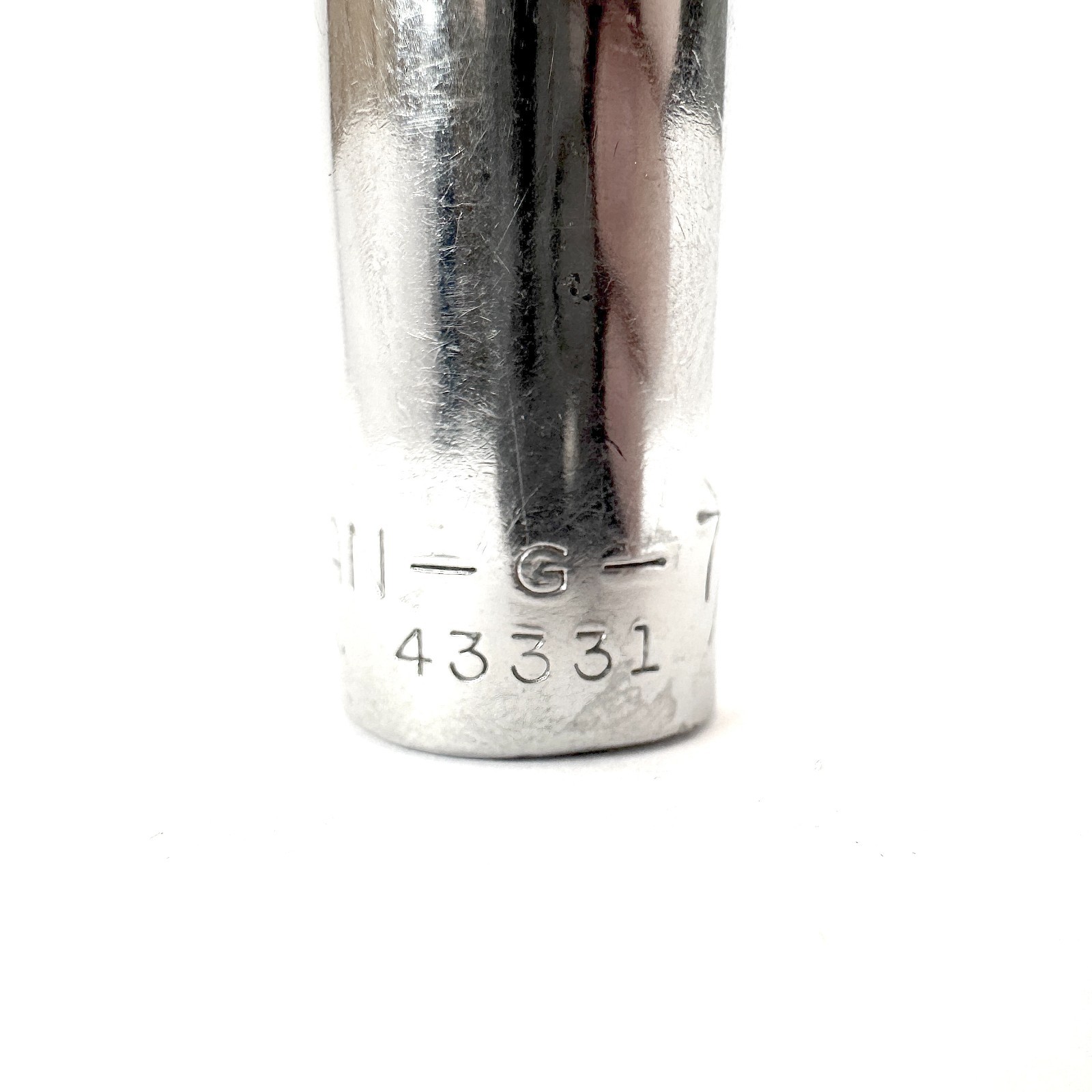 Craftsman USA 7/16″ 3/8″ Drive 6 Point Deep Socket G Series 43331 Vintage