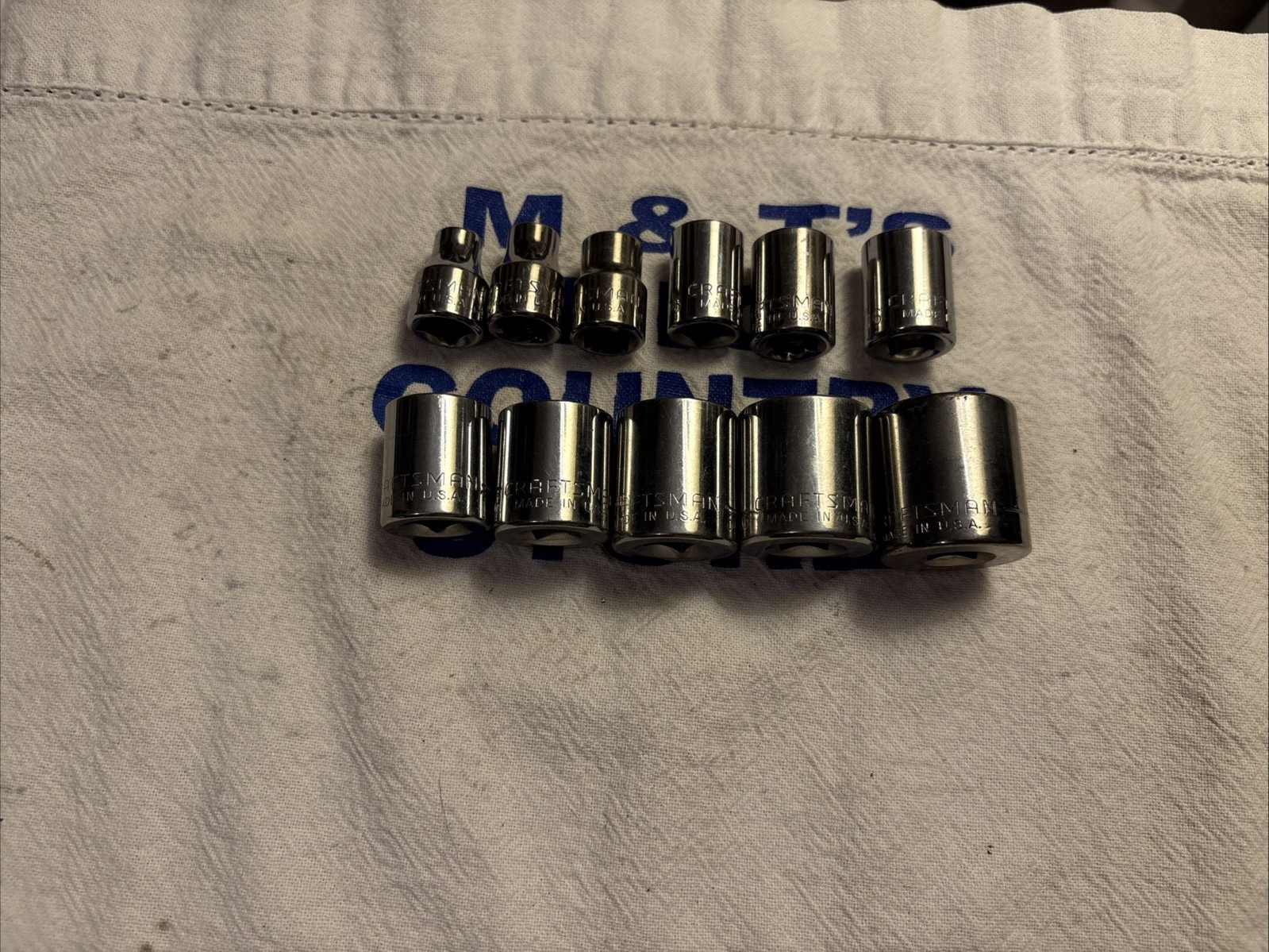 Craftsman USA 3/8″ Drive 11pc 6pt SAE Shallow Socket Set (1/4 to 7/8″)