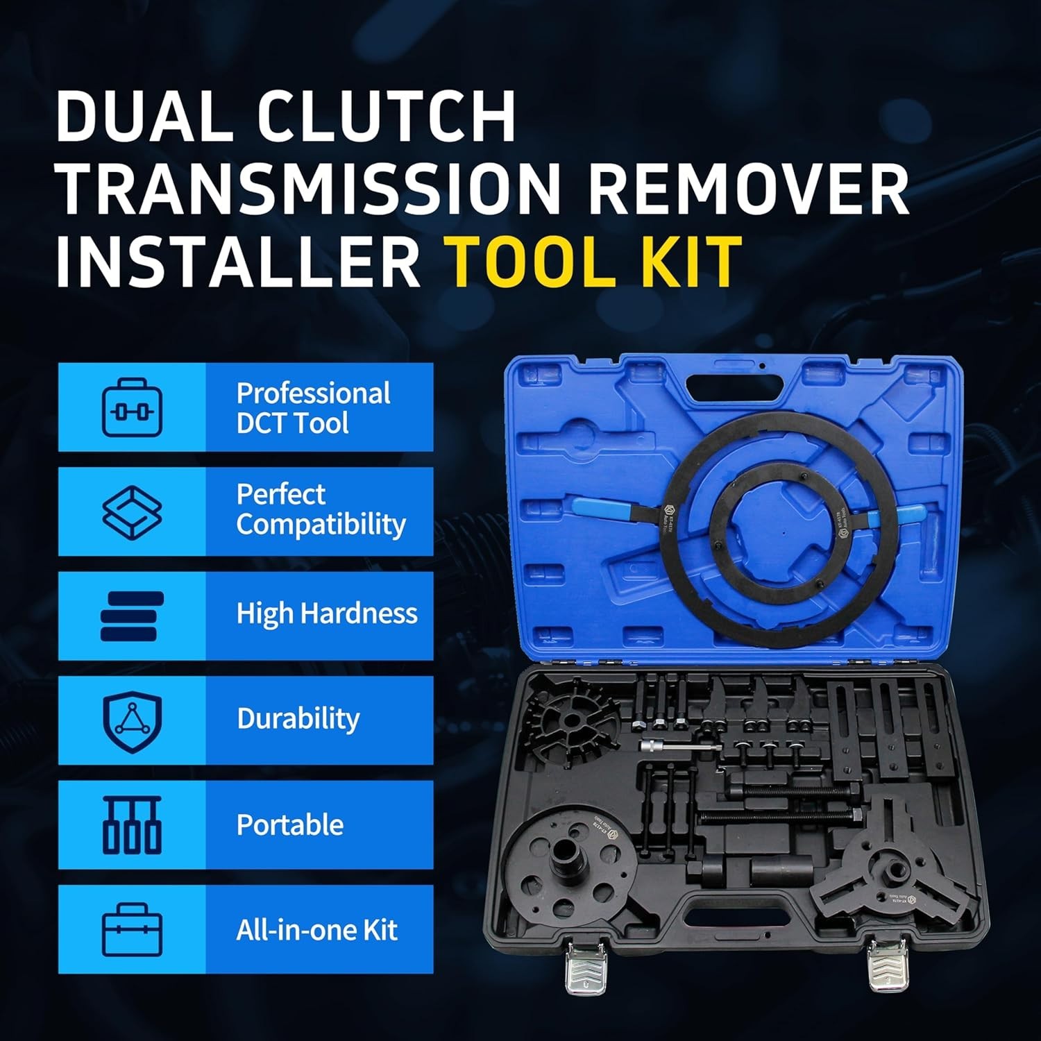 Ford Focus Fiesta DPS6 Dual Clutch Transmission Reinstall Reset Remover Tool Kit
