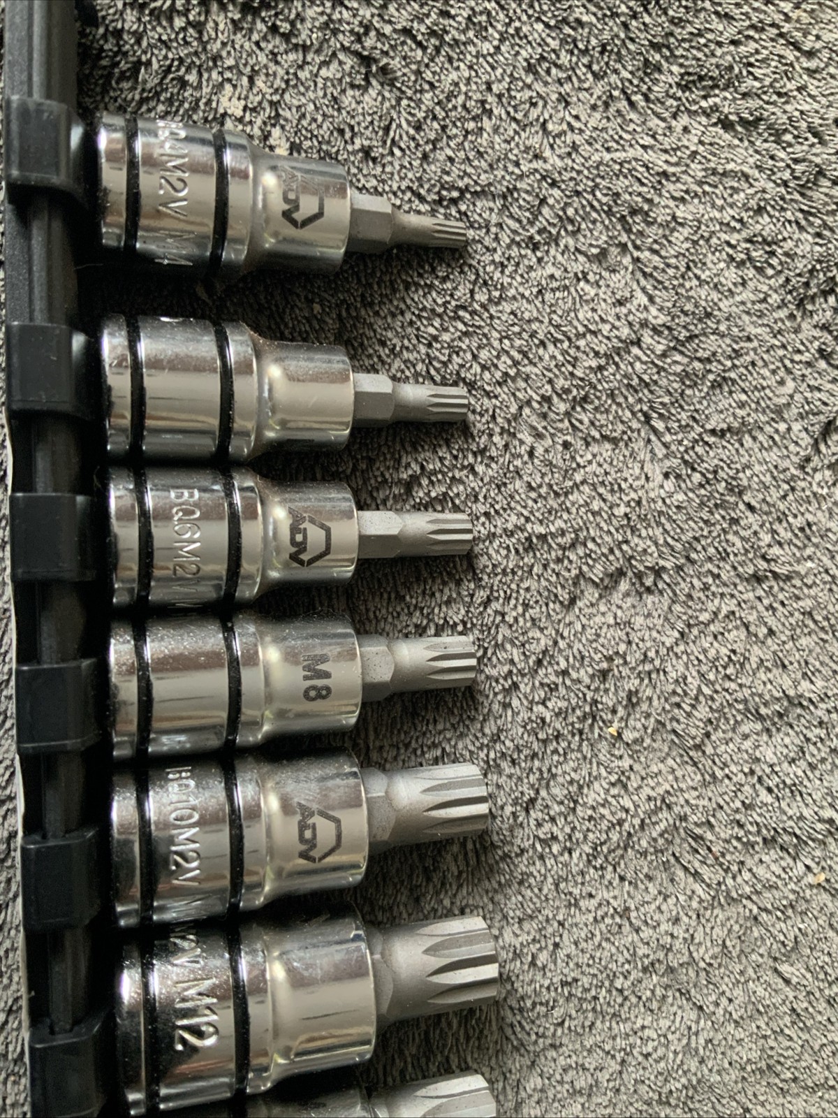 Marco Tools 9pc 3/8” Drive Triple Square Bit Socket Set, Adv….sqm92v