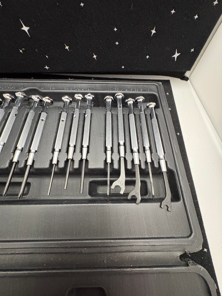 Vintage 25 Piece Alltrade Tool Set Pliers & Precision Screwdrivers W/Black Case
