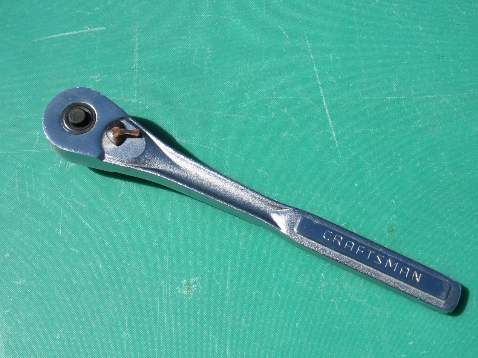 CRAFSMAN 1/2″ DRIVE QUICK RELEASE RATCHET USA VJ-44809 NICE USED