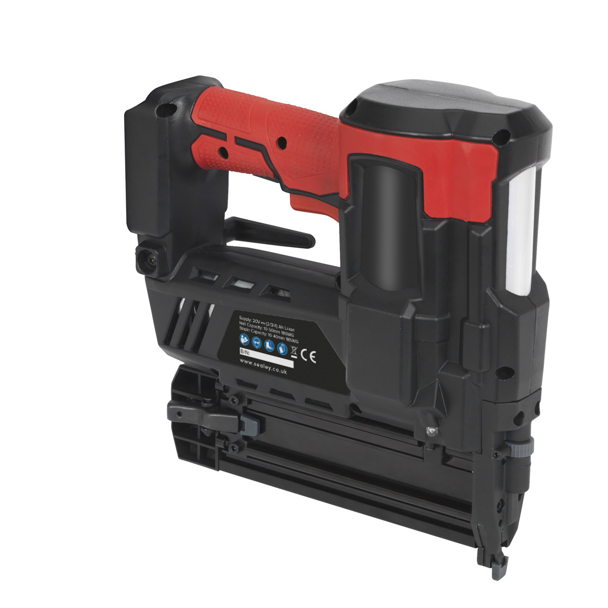 Sealey CP20VNG Cordless Nail/Staple Gun 18G 20V Lithium-ion – Body Only