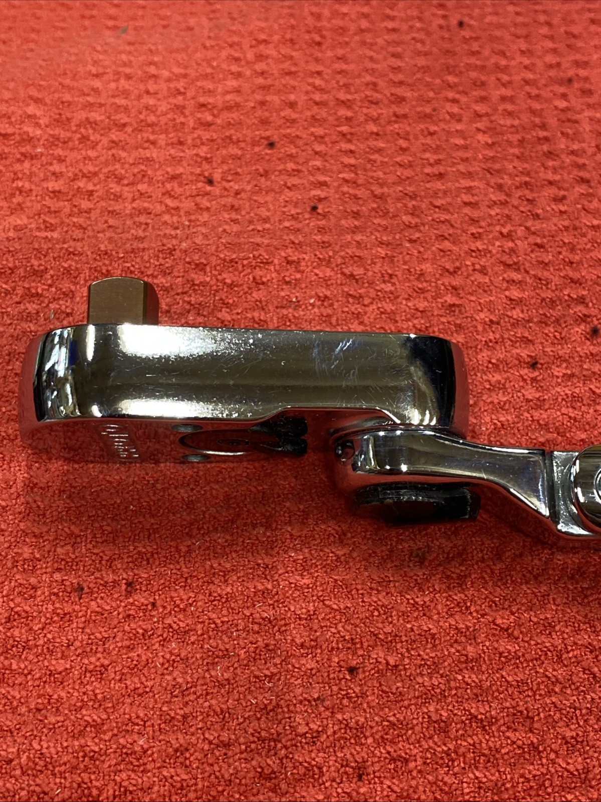 PROTO Tools USA 5267FL (Rare) Indexing Locking Flex Head Red Ratchet, 3/8” Drive