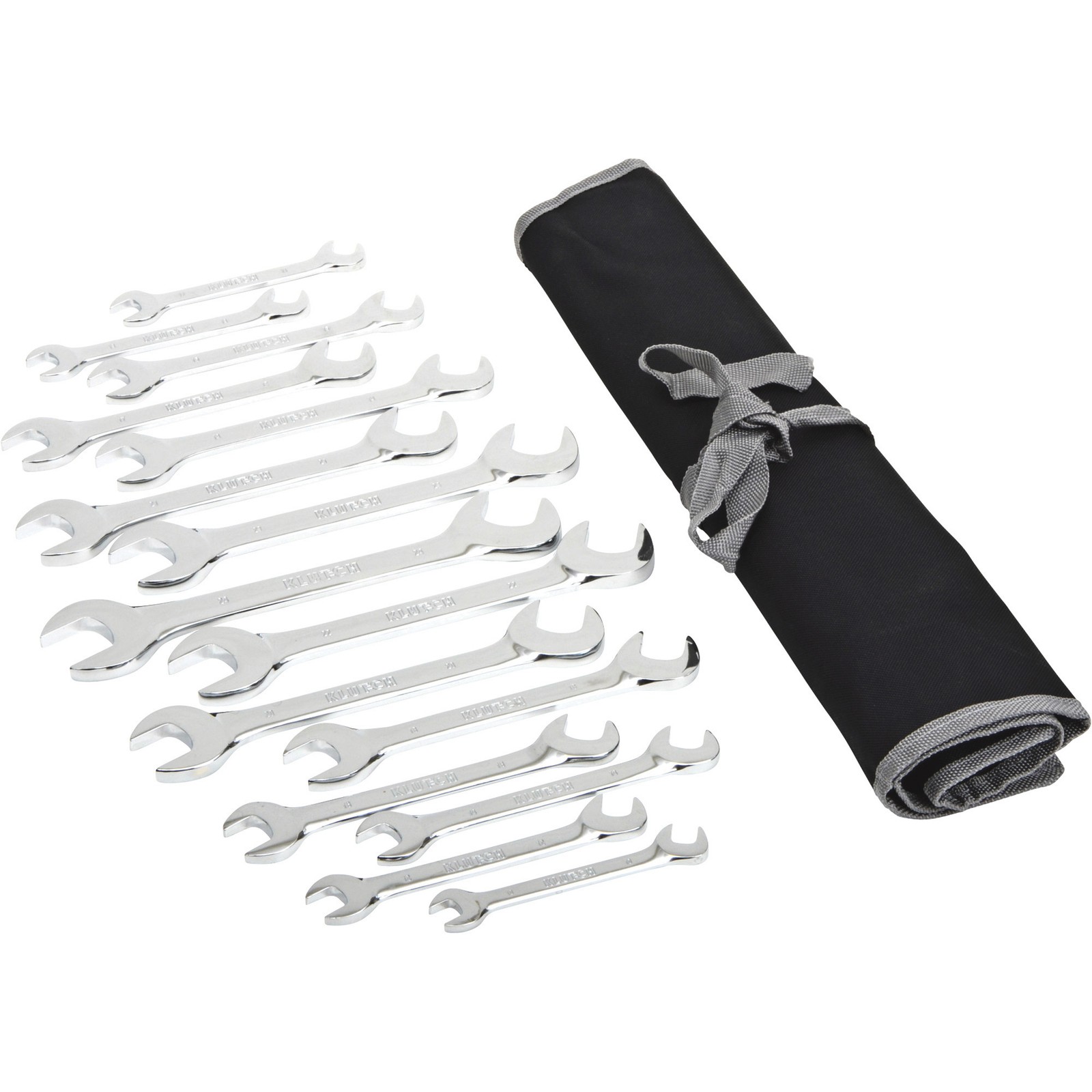Klutch Angle Wrench Set, 15-Pc., Metric
