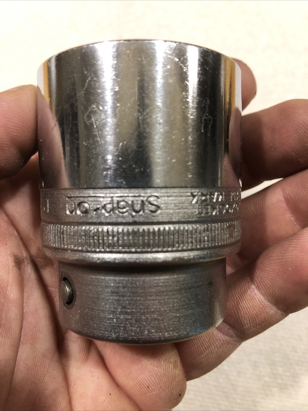 VTG Snap-On LDH-442 3/4” Drive 12 Point 1-1/2” Shallow SAE Chrome Socket SNAPON