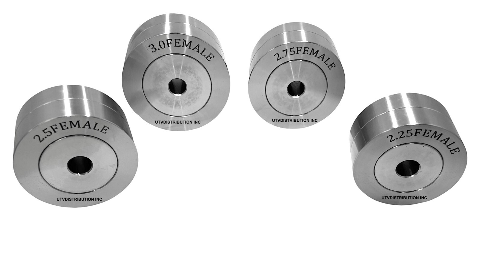 Dimple Dies Set 4 PC HD 2-1/4″ 2-1/2″ 2-3/4″ 3″ Bolt or Press Use Premium Grade