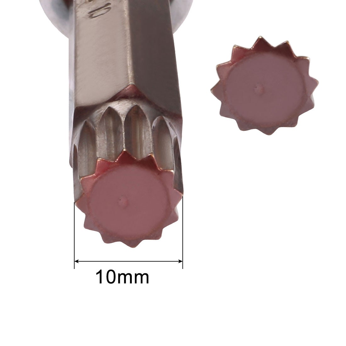 1/2-Inch Drive 10mm Triple Square Spline Bit Extra Long Socket S2 Steel