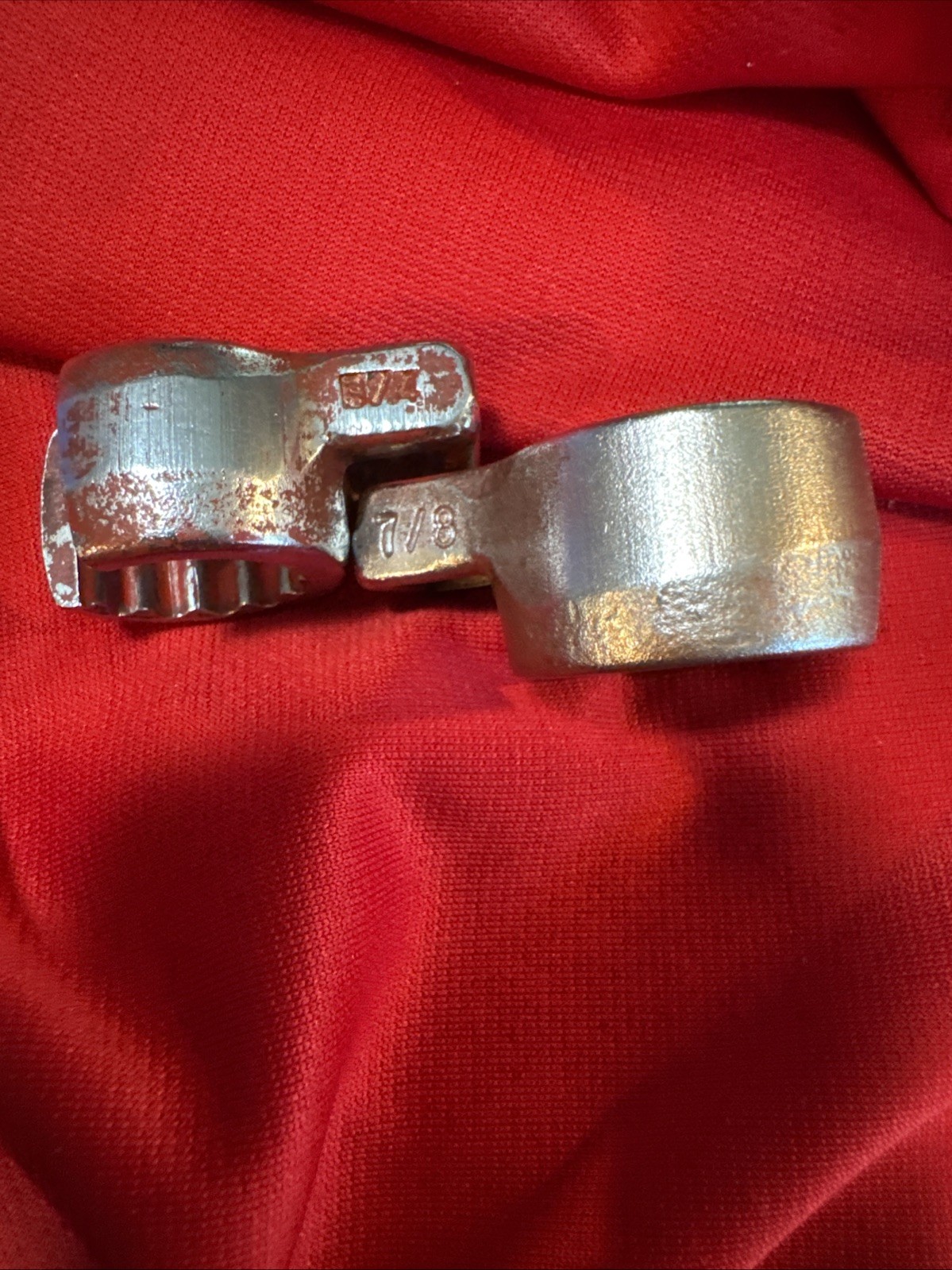 Lot Of 2 Bonney 3/8” Drive Flare Nut Crowfoot Drive Wrench 7/8 And 3/4