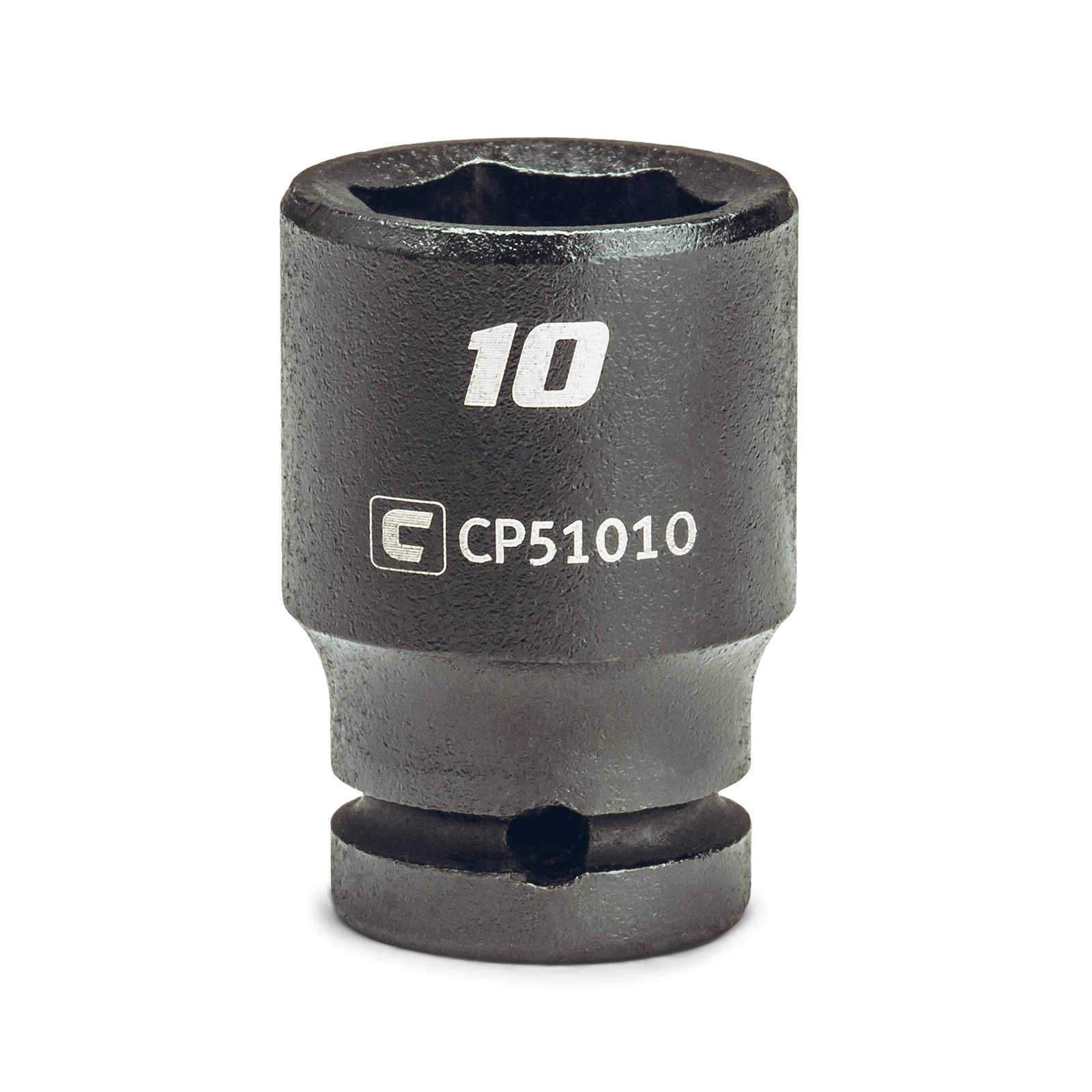 Capri Tools Shallow Impact Socket, 1/4 in. Drive, 6-Point, Metric 4 to 15 mm
