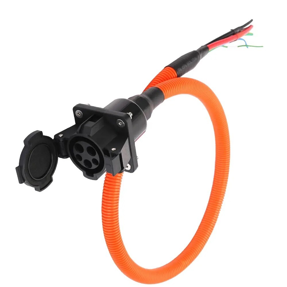 16A SAE J1772 Type 1 EV Charging Male Socket/Inlet/Connector for Electric Car