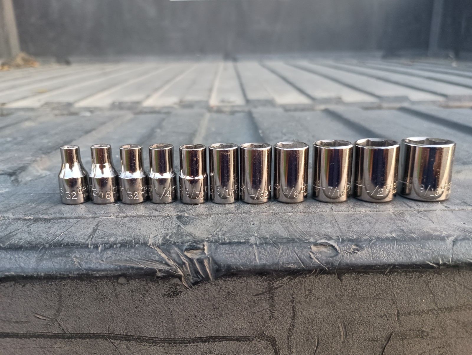 Vintage USA Craftsman 1/4 SAE socket set