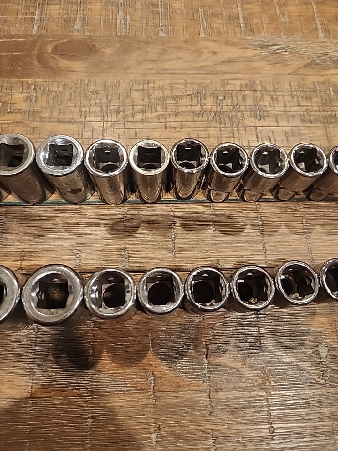 *USA CRAFTSMAN METRIC AND SAE 1/2″ DRIVE SETS 6 POINT AND 12 POINT 23PCS