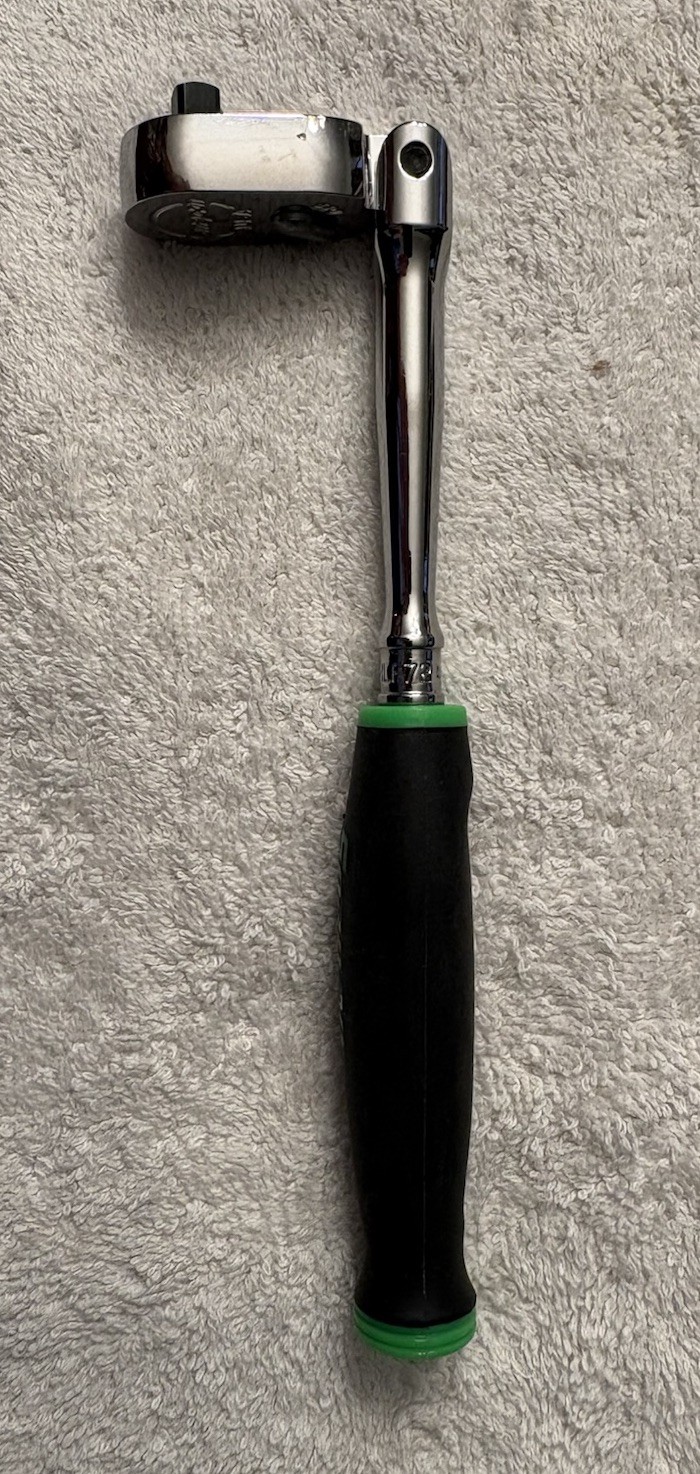 Snap On 1/4” Drive Flex Head Standard Soft Grip Handle