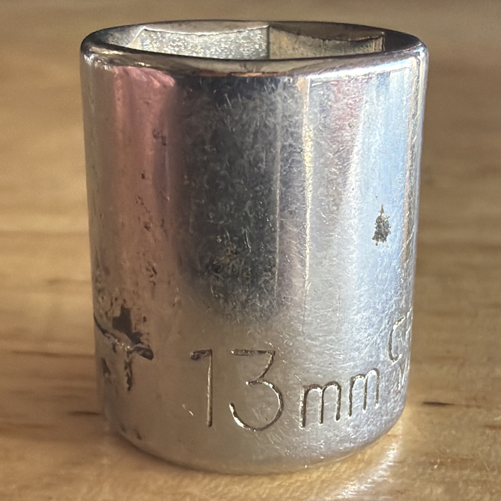 Craftsman 13mm Shallow Socket 1/4″ Drive 6 Point EE Series 43514 USA
