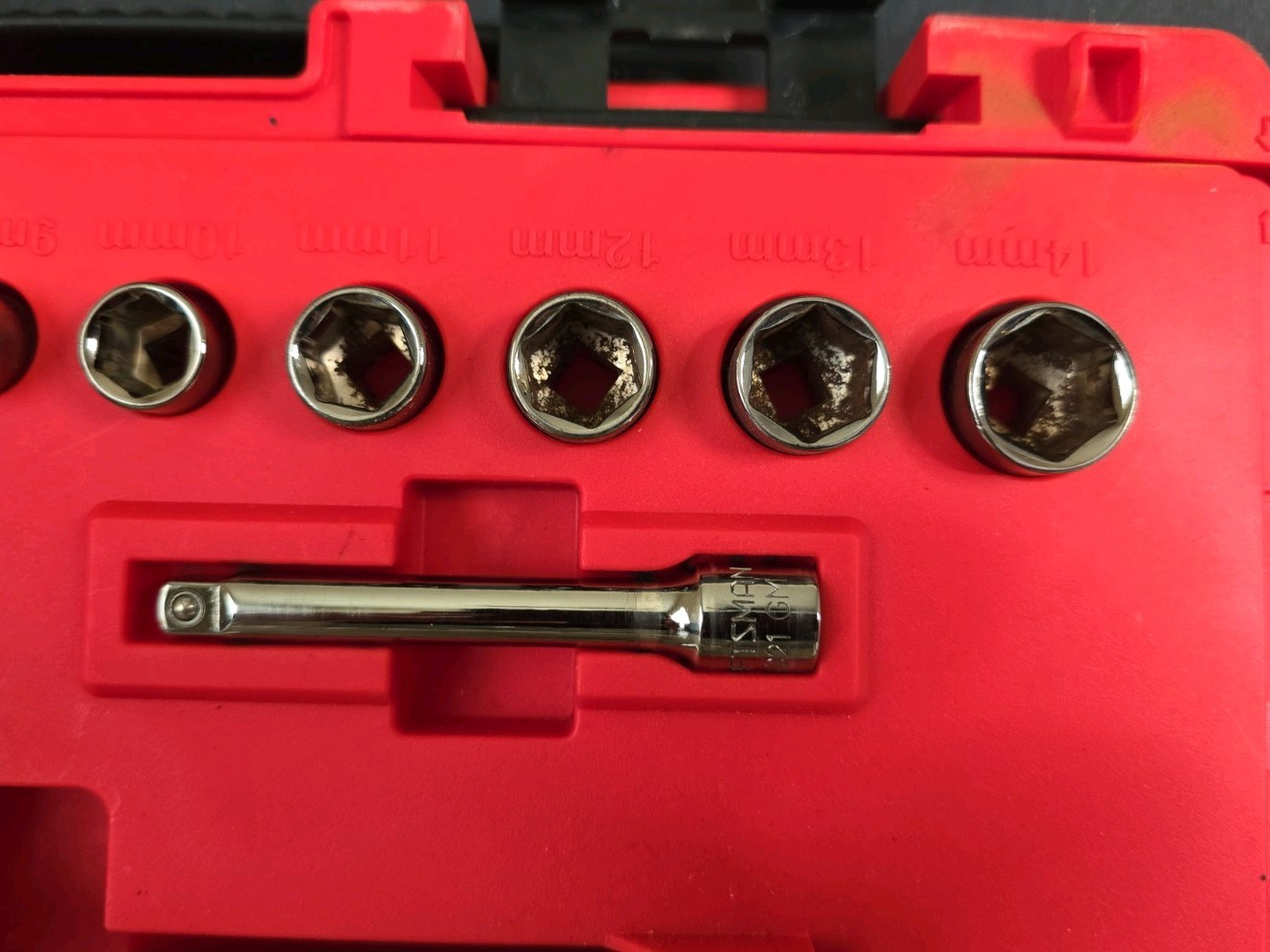 Craftsman 24 PC 3/8 In Drive Metric SAE 6 Pnt Socket Set With Case Complete New