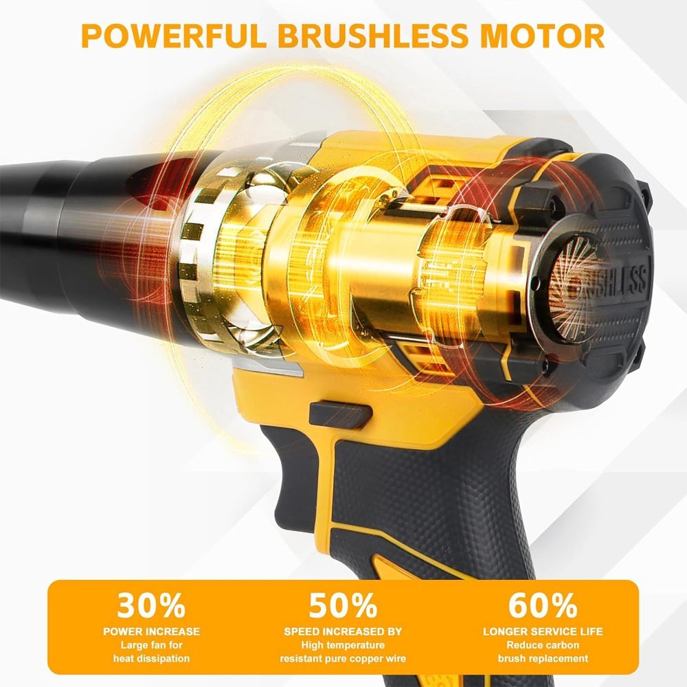 360W For Dewalt XR DCB 18V 20V Battery Brushless Electric Rivet Gun + 60 Rivets