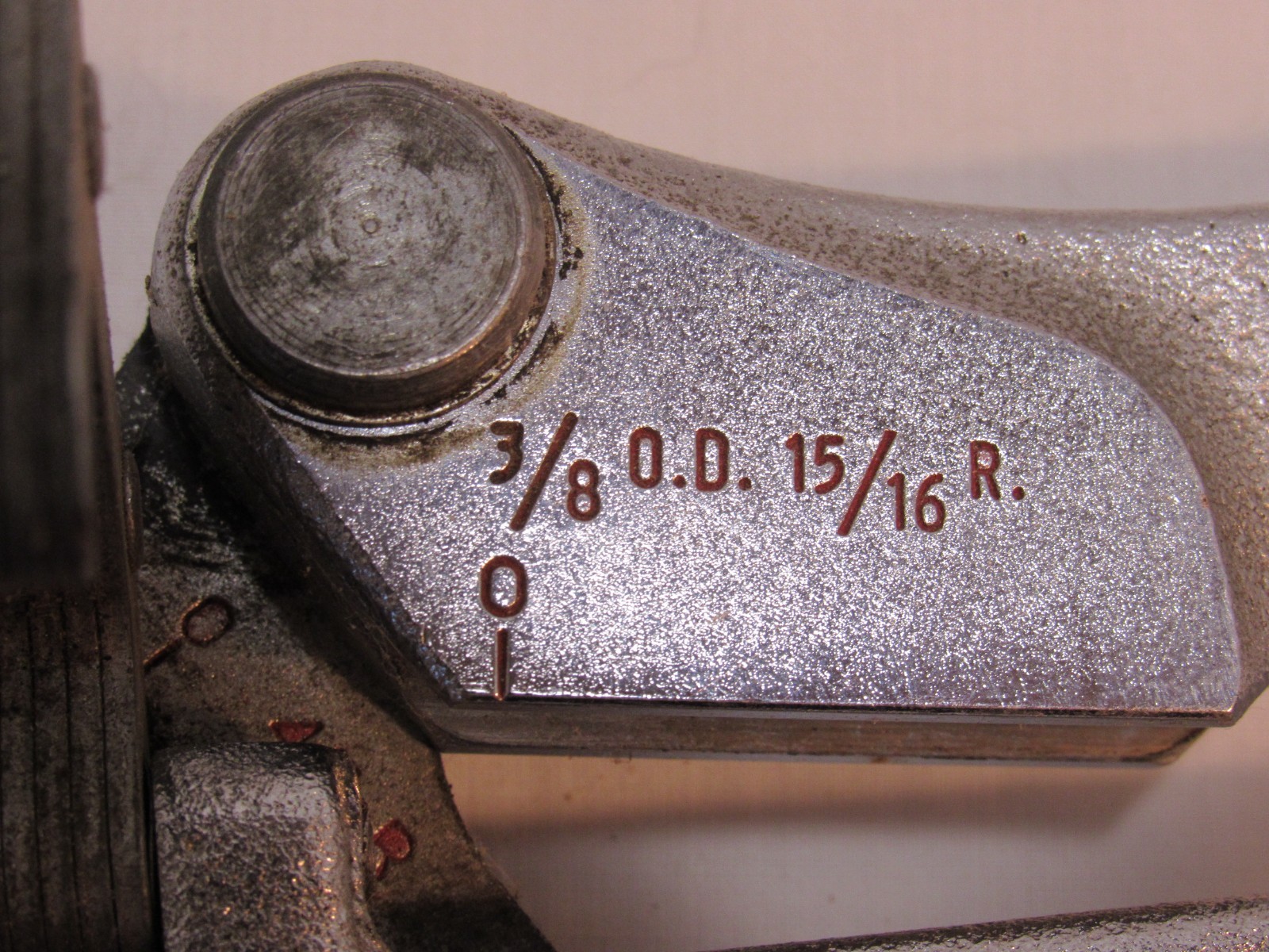 Vintage Rigid Tube Bender 396 By the Ridge Tool Co. Made in US. 3/8 OD tube size