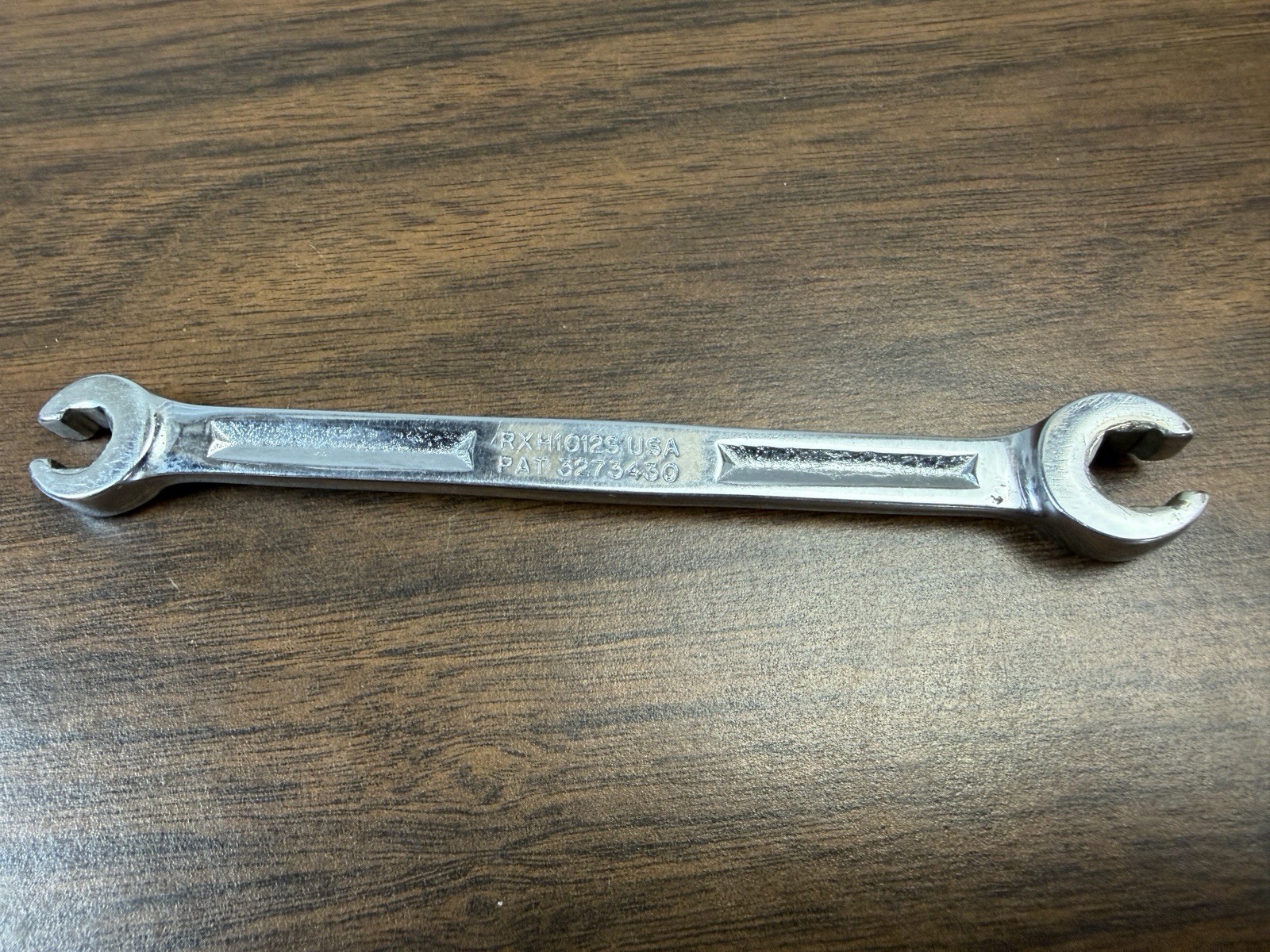 Snap-on Tools RXH1012S SAE 5/16″ x 3/8″ Chrome Flare Nut Line Wrench USA