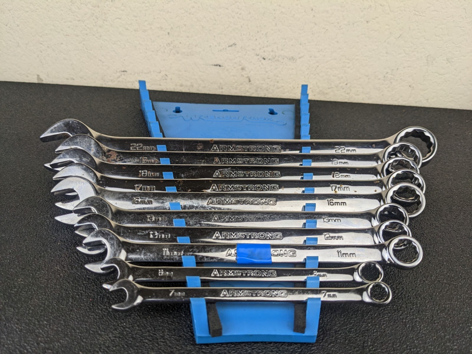 #ax918 Armstrong USA Metric Combination Wrench Set GMTK