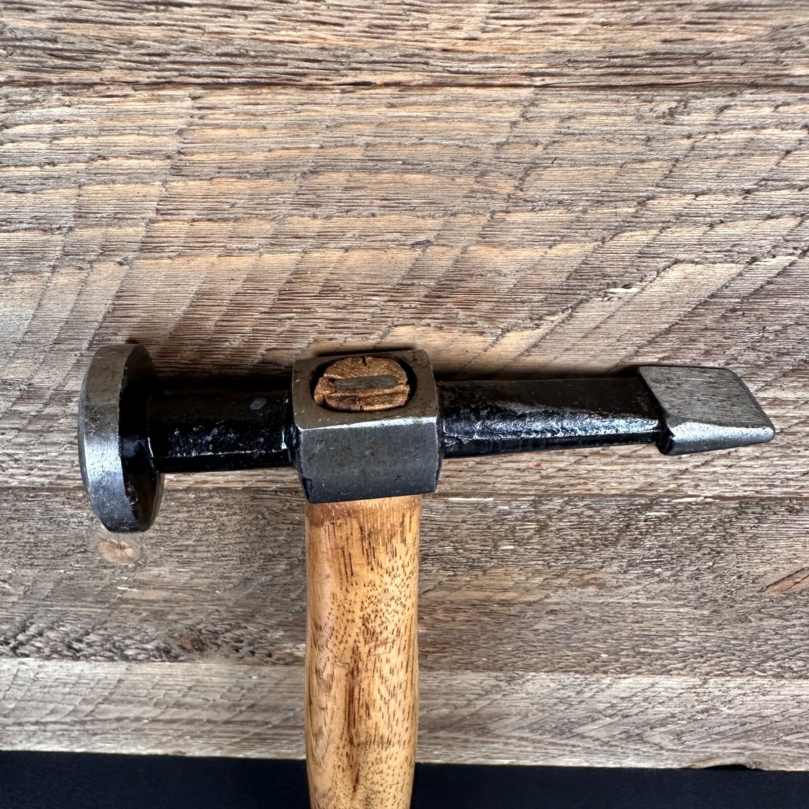 Vintage Auto Body Cross Peen Finishing Hammer 16 oz. Fire Brand