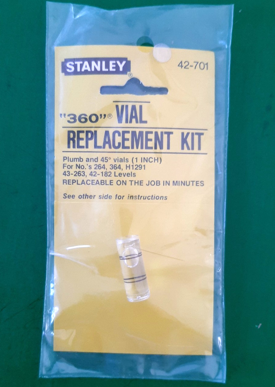 NOS Stanley USA 42-701 360 Vial 3/8″ x 1″ FIts 264 364 H1291 43-263 42-182