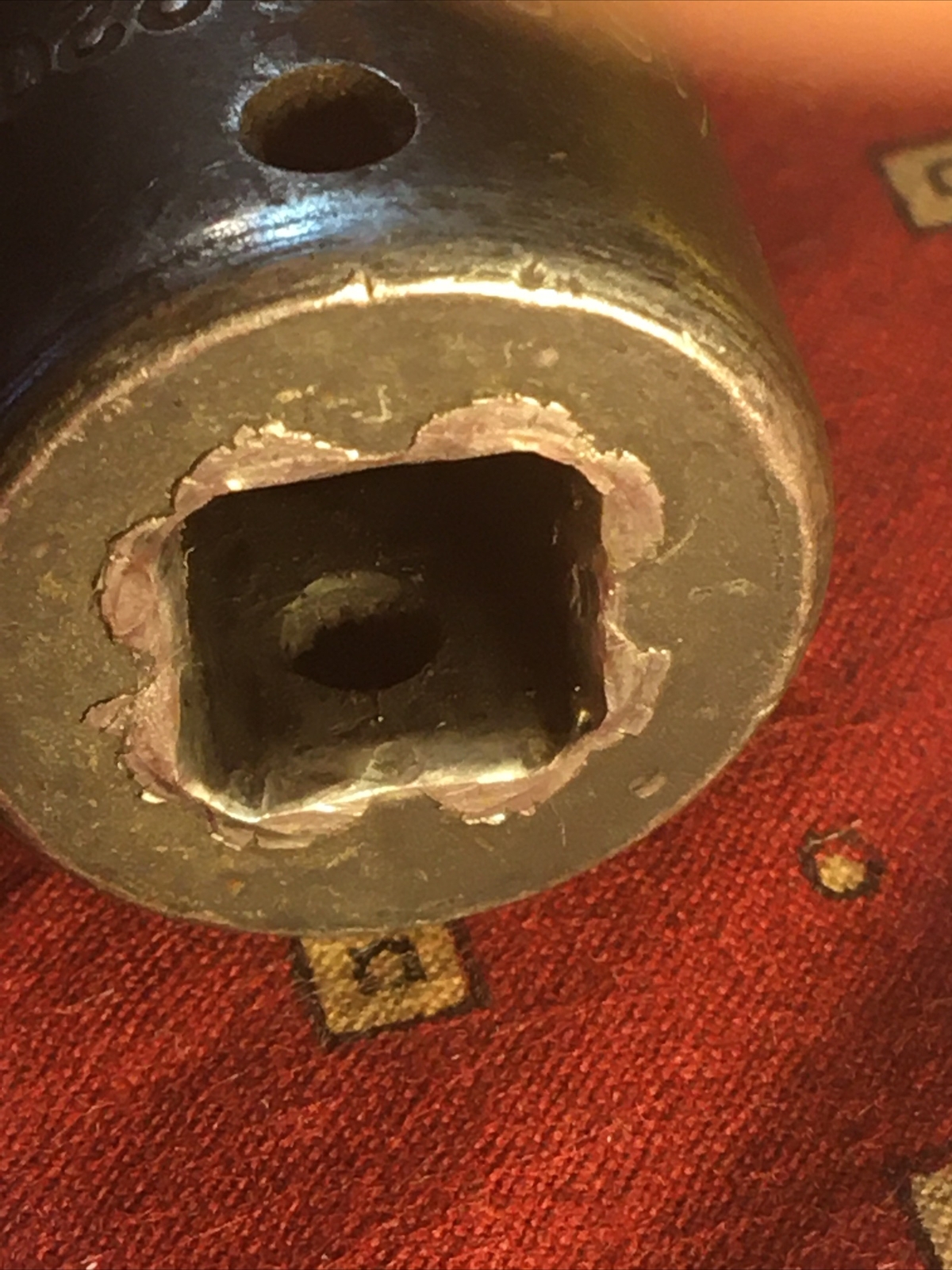 Snap-on 3/8 Drive 11/16 SAE deep 6 Point Impact Socket SIMF220 Snap-On, Snap on
