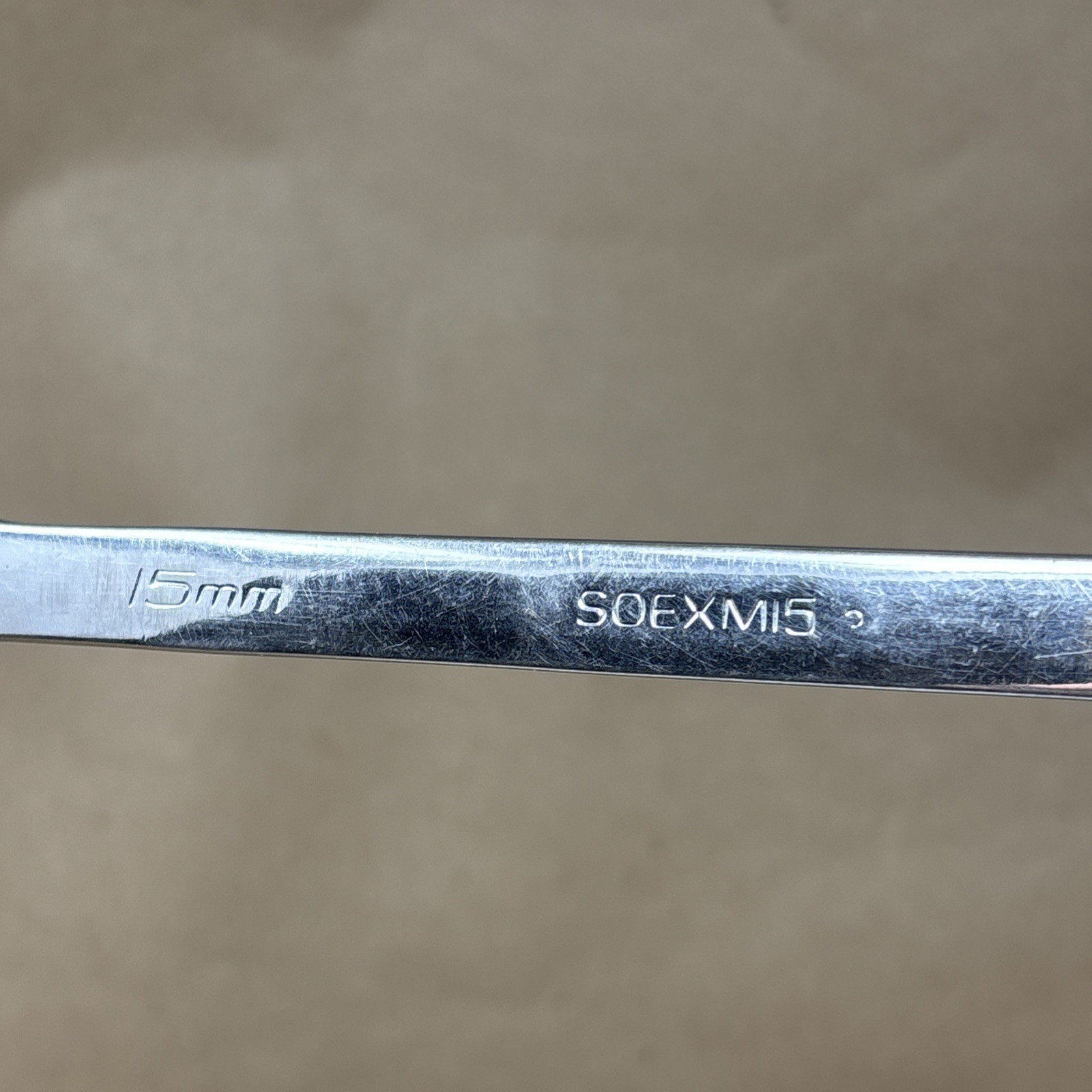 Snap On Tools USA 15mm Flank Drive Plus 12 Pt Combination Wrench SOEXM15