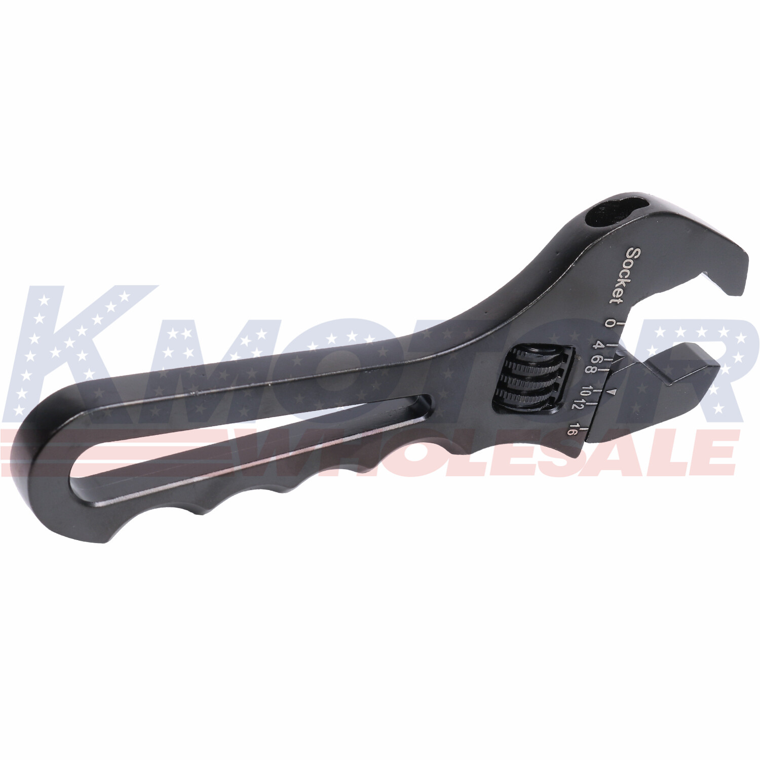 Adjustable Wrench Aluminum Tool Spanner Black 3AN-16AN For Hose End Fitting