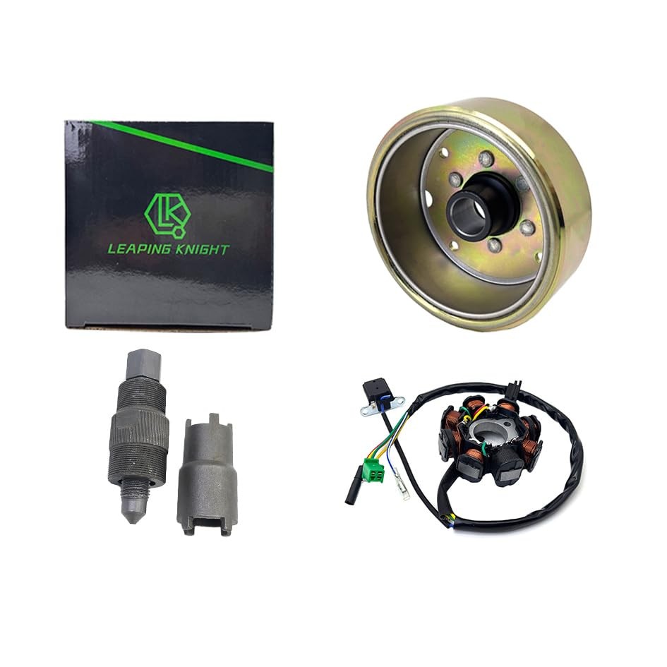 GY6 125cc 150cc Magneto Stator Flywheel Rotor Kit with Puller & Clutch Tool