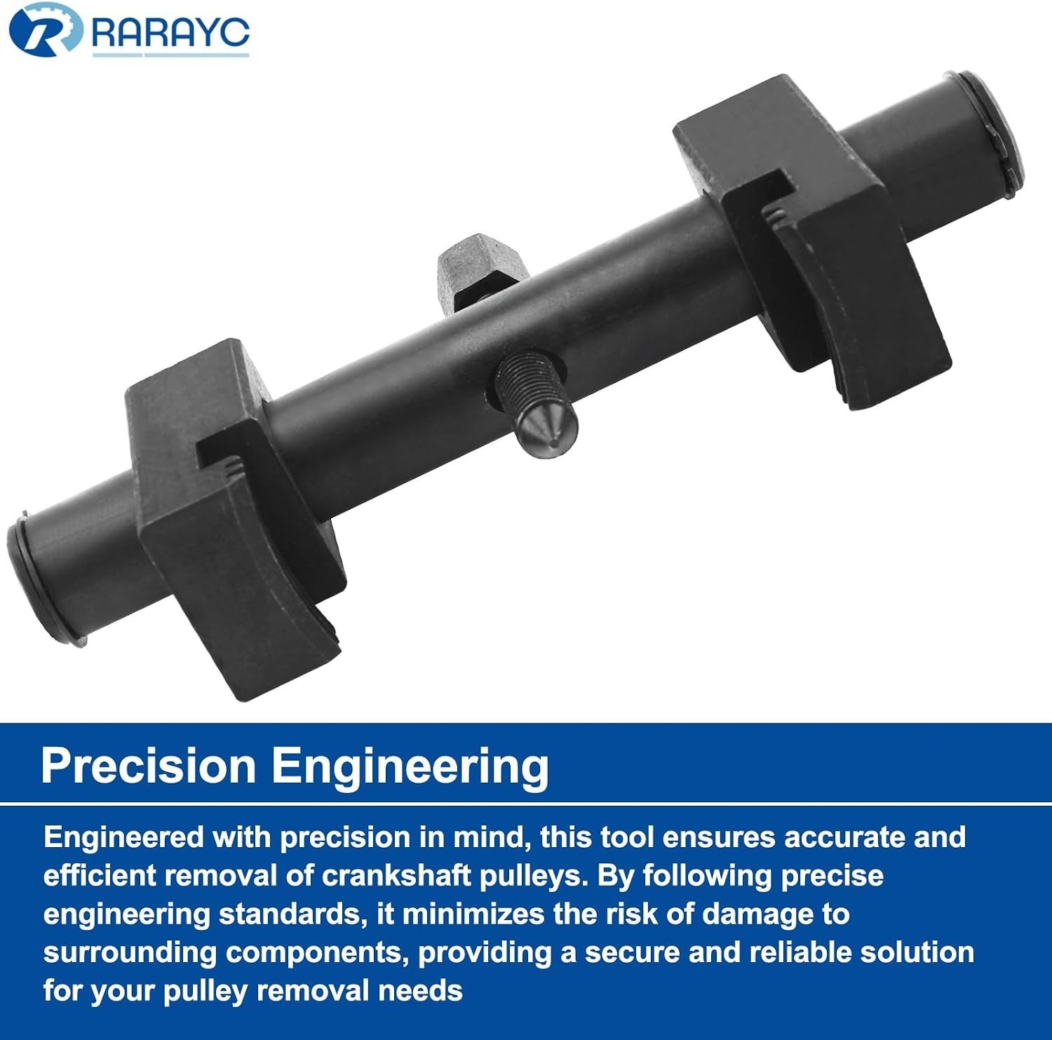 Adjustable Crankshaft Pulley Puller Tool – Heavy-Duty Drive Pulley Remover fo…