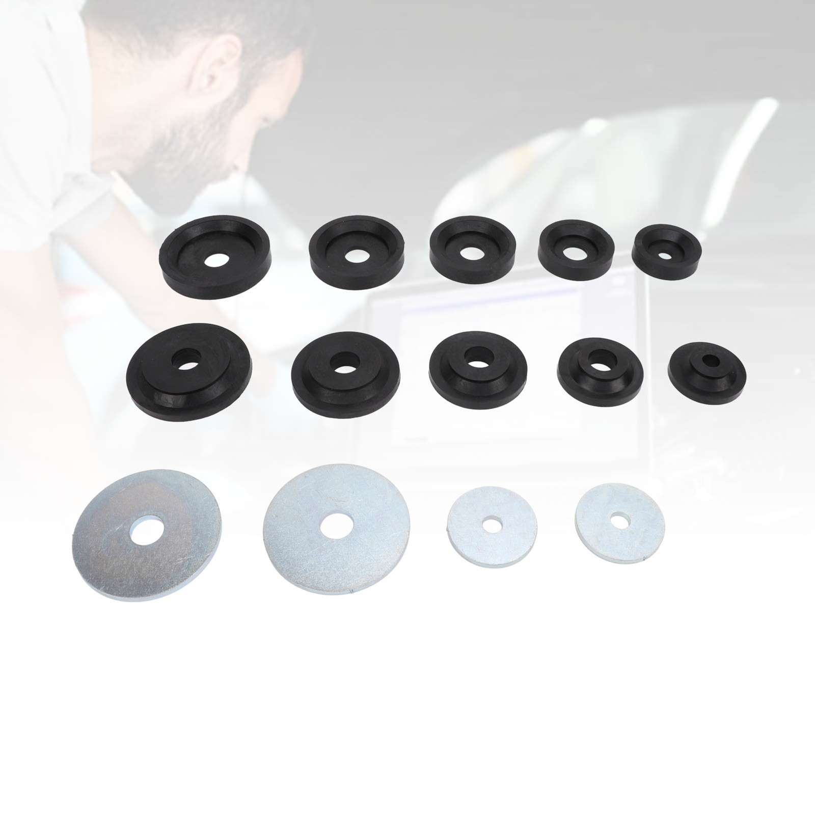 Sheet Metal Dimple Die Set Carbon Steel Flared Hole Dimple Dies Backing Dis ABYQ