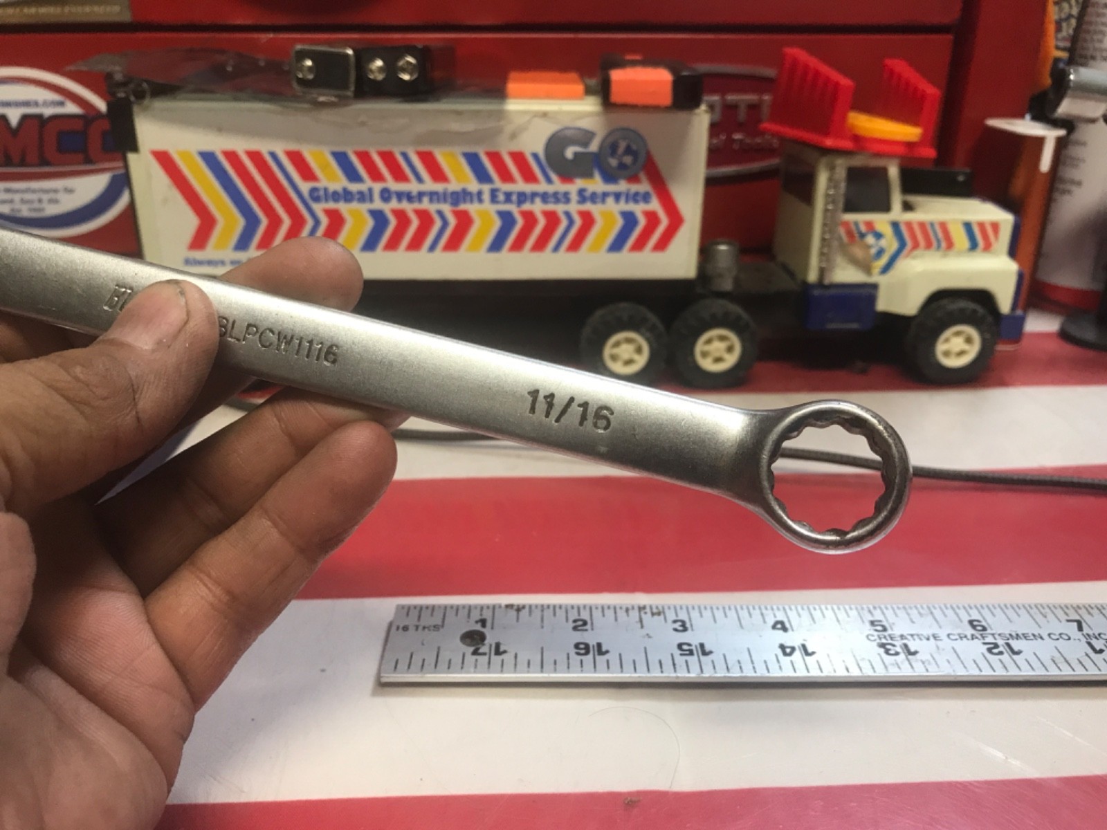 Blue point tools wrench 11/16” satin finish BLPCW1116 RRRR