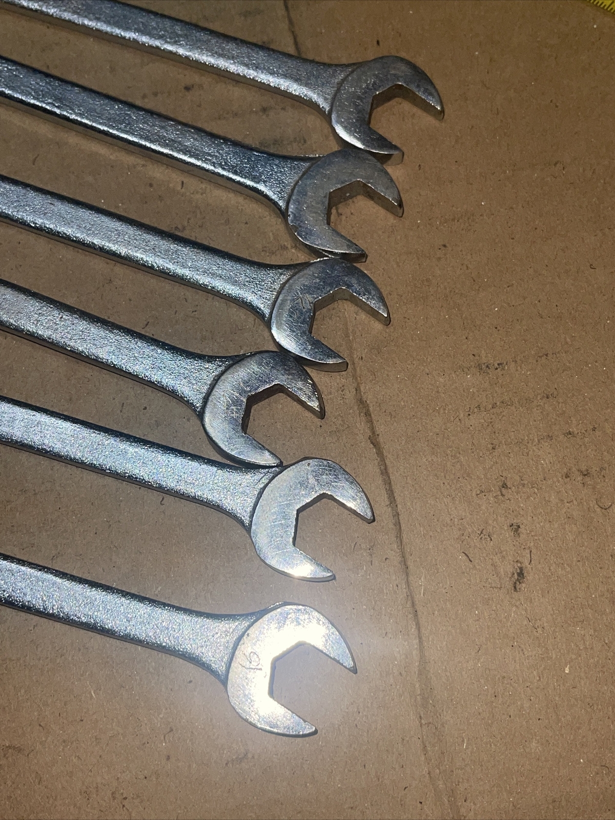 Herbrand Tools 3/8 In X 7/16 In SAE Open End Wrench US Military Spec Vintage