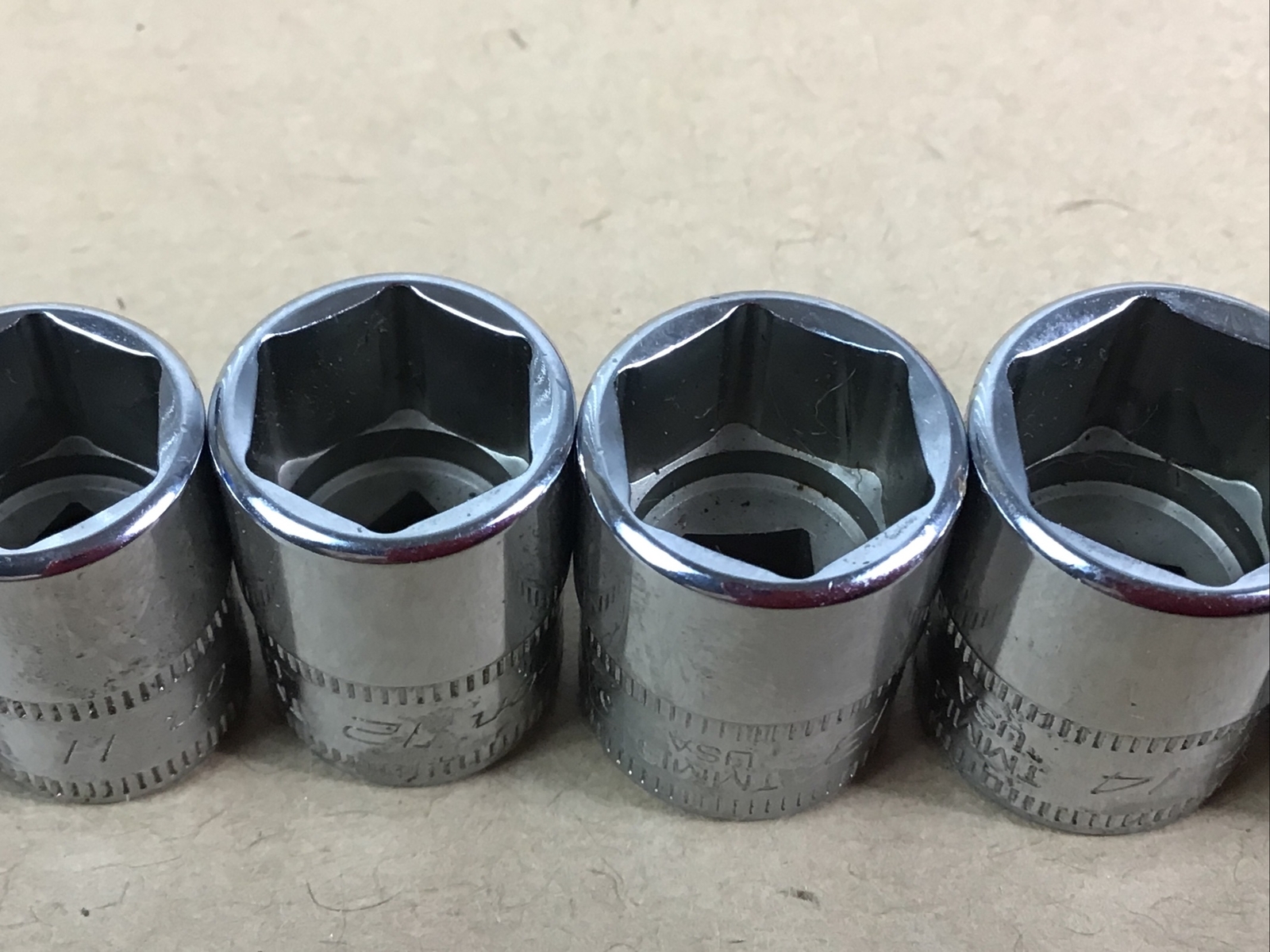 Snap on Tools 1/4 Drive Metric 6 Point Shallow Socket Set 4mm to 16mm 14 Pc TMM