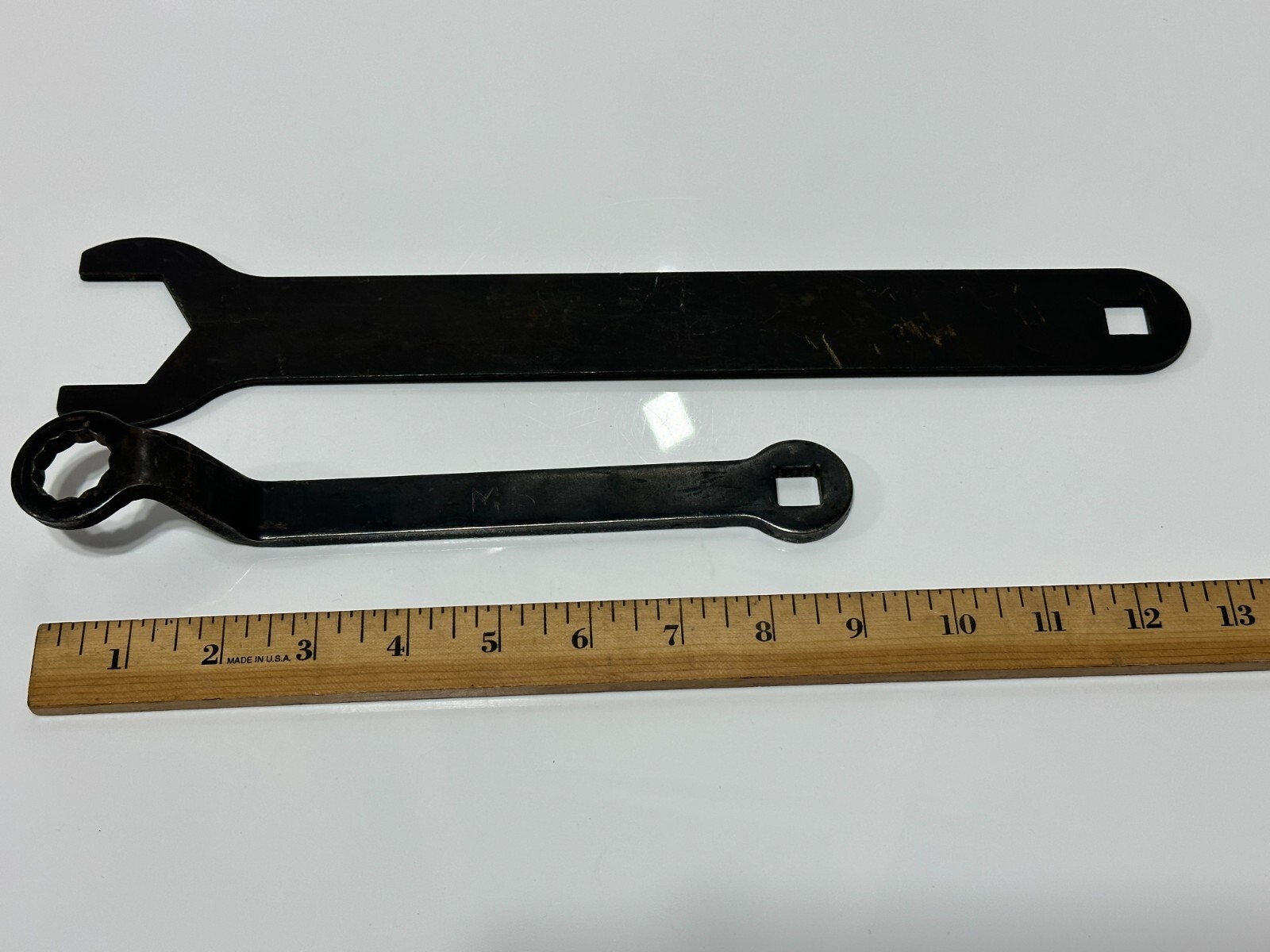 OTC Tools USA 2pc 193T-6312-8 Fan Clutch Wrench, 7127-A Crankshaft Pulley Wrench