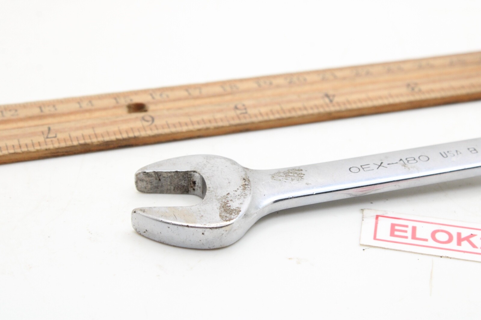 Snap-on Tools OEX-180 9/16″ 12 Point Short Combination Wrench SAE Chrome USA